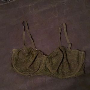 Victoria’s Secret Black lace Demi bra